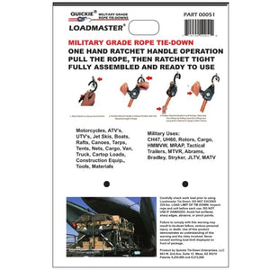 Quickie Tie Downs 1/4" Ratcheting Rope Tie-Down